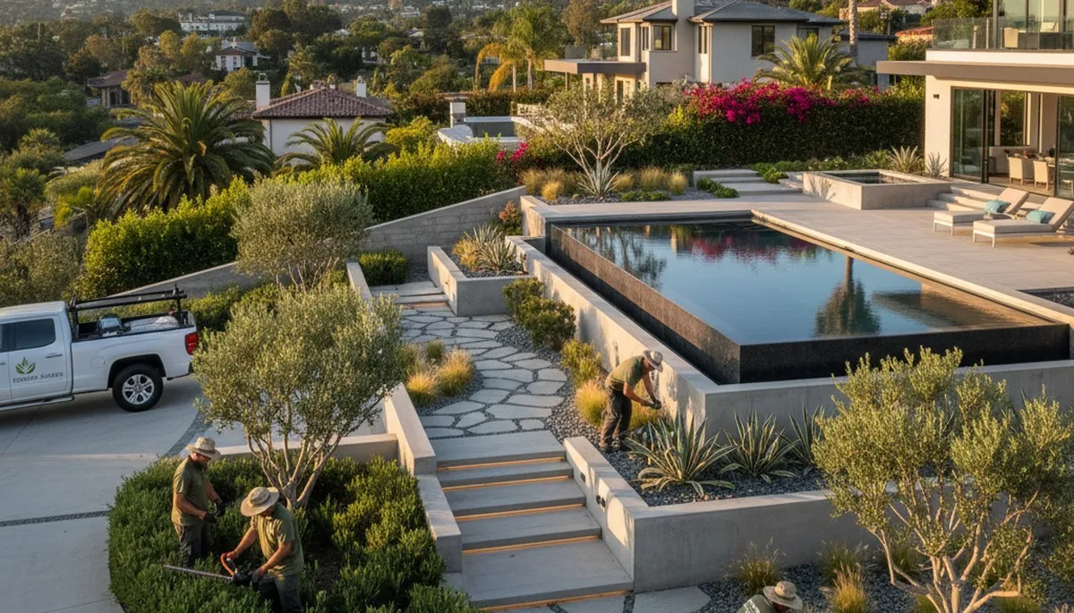 Landscaping services in Pasadena, CA for custom landscape design and outdoor property maintenance